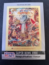 1990 Pro Set Super Bowl 160 #18 Sb Xviii Ticket