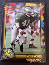 1991 Wild Card Base Set #78 Keith Byars