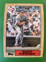 1987 Topps Base Set #462 Scott Fletcher