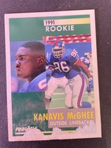 1991 Pinnacle Base Set #299 Kanavis McGhee