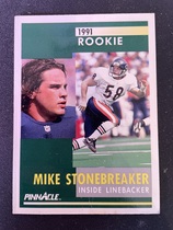 1991 Pinnacle Base Set #316 Mike Stonebreaker