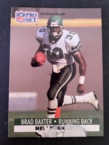 1991 Pro Set Base Set #604 Brad Baxter