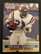 1991 Pro Set Base Set #833 Terry Allen