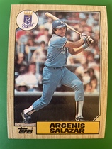 1987 Topps Base Set #533 Argenis Salazar