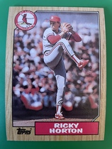 1987 Topps Base Set #542 Ricky Horton