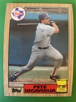 1987 Topps Base Set #550 Pete Incaviglia