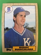 1987 Topps Base Set #554 Buddy Biancalana