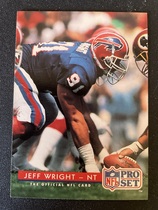 1992 Pro Set Base Set #107 Jeff Wright