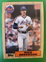 1987 Topps Base Set #594 Rick Anderson