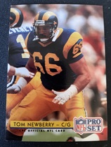 1992 Pro Set Base Set #222 Tom Newberry
