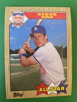 1987 Topps Base Set #596 Steve Sax