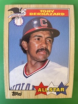 1987 Topps Base Set #607 Tony Bernazard