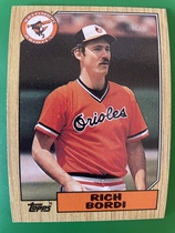 1987 Topps Base Set #638 Rich Bordi