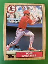 1987 Topps Base Set #647 Tom Lawless