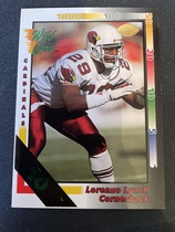 1992 Wild Card NFL 10 Stripes #405 Lorenzo Lynch