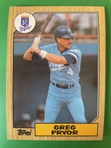 1987 Topps Base Set #761 Greg Pryor