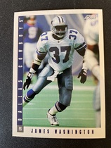 1993 Score Base Set #352 James Washington