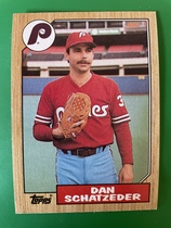 1987 Topps Base Set #789 Dan Schatzeder