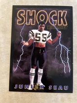 1993 SkyBox Premium Poster Cards #CB8 Junior Seau-Shock