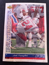 1993 Upper Deck Base Set #364 Jon Vaughn