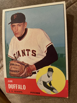 1963 Topps Base Set #567 Jim Duffalo