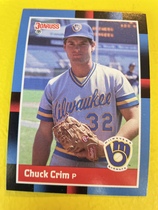 1988 Donruss Base Set #355 Chuck Crim