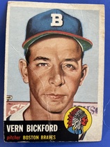 1953 Topps Base Set #161 Vern Bickford