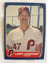 1986 Fleer Base Set #434 Larry Andersen