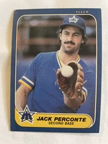 1986 Fleer Base Set #472 Jack Perconte