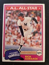 1981 Topps Base Set #460 Rich Gossage