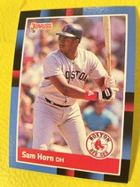 1988 Donruss Base Set #498 Sam Horn