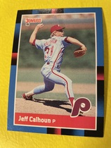 1988 Donruss Base Set #509 Jeff Calhoun