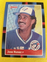 1988 Donruss Base Set #611 Jose Nunez