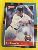 1988 Donruss Base Set #615 Scott Lusader