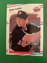 1988 Fleer Base Set #14 Gene Larkin