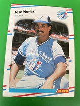 1988 Fleer Base Set #122 Jose Nunez