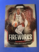 2023 Panini Prizm WNBA Fireworks #4 Chelsea Gray