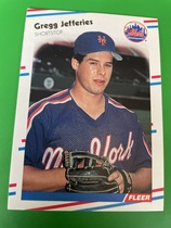 1988 Fleer Base Set #137 Gregg Jefferies