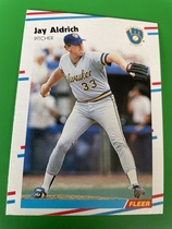 1988 Fleer Base Set #155 Jay Aldrich