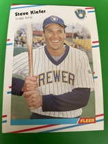 1988 Fleer Base Set #167 Steve Kiefer