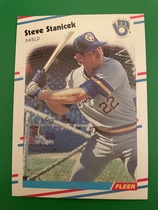 1988 Fleer Base Set #174 Steve Stanicek
