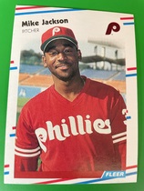 1988 Fleer Base Set #306 Mike Jackson