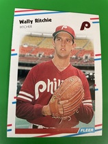 1988 Fleer Base Set #312 Wally Ritchie