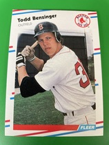 1988 Fleer Base Set #344 Todd Benzinger