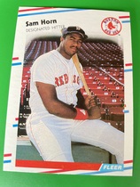 1988 Fleer Base Set #355 Sam Horn