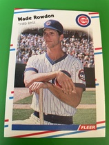 1988 Fleer Base Set #430 Wade Rowdon