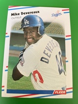 1988 Fleer Base Set #512 Mike Devereaux