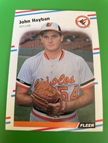 1988 Fleer Base Set #562 John Hayban