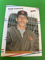 1988 Fleer Base Set #579 Keith Comstock