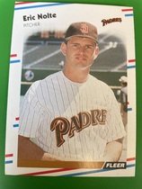 1988 Fleer Base Set #593 Eric Nolte